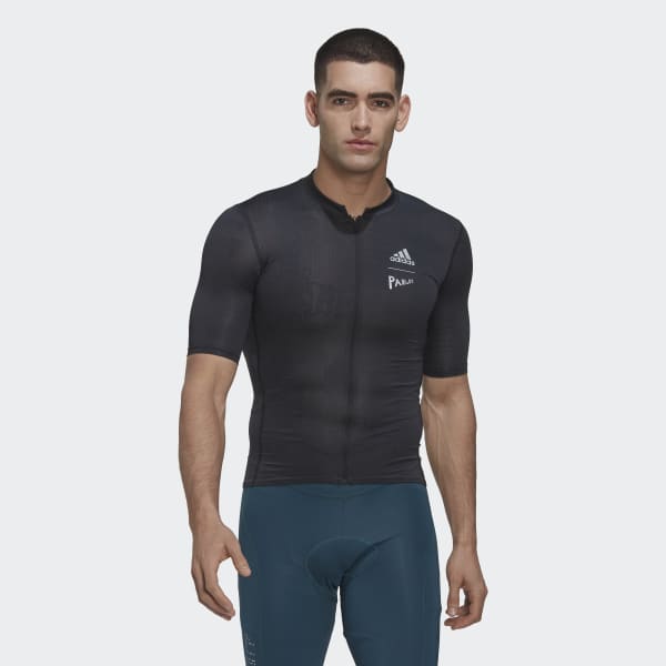 Sótano Frank Worthley Debilidad adidas The Parley Short Sleeve Cycling Jersey - Black | adidas UK