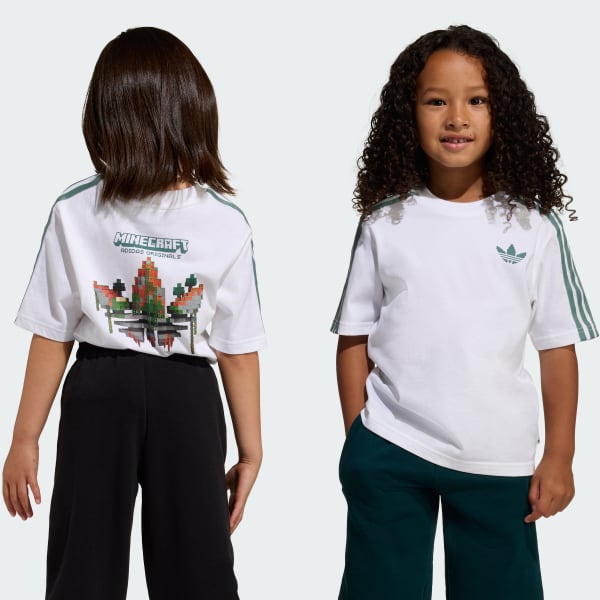 Blanco PLAYERA HOLGADA ADIDAS MINECRAFT