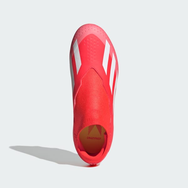 adidas X Crazyfast League Laceless Firm Ground Boots Red
