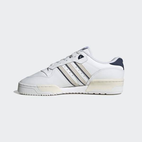 ★adidas★ Rivalry Low White Navy IE4746 ADIDAS RIVALRY LOW MEN'S SHOES IE4746 WHITE NAVY LEATHER | eBay