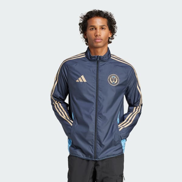 【正規品直輸入】 Philadelphia adidas Union Blue - Jacket Anthem Reversible ジャケット・アウター