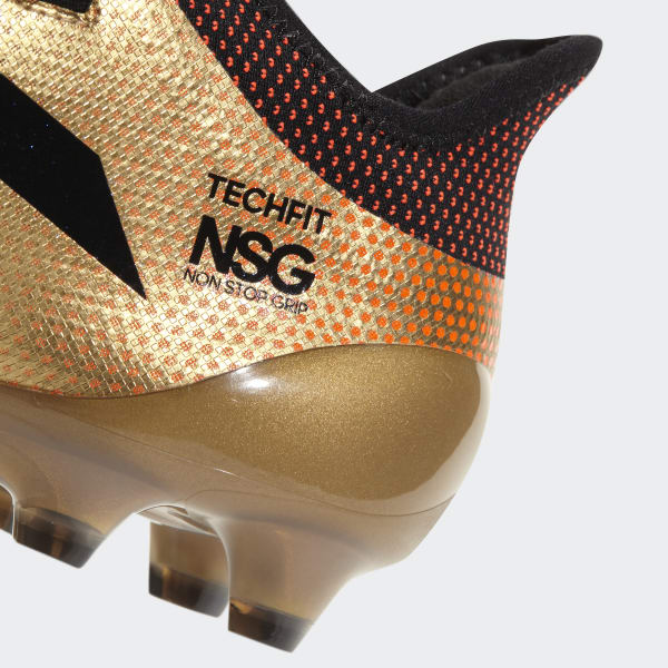 zapatos de futbol adidas dorados