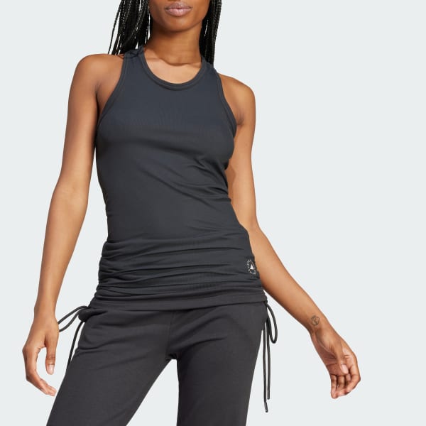 Schwarz adidas by Stella McCartney Sportswear Rib Tanktop