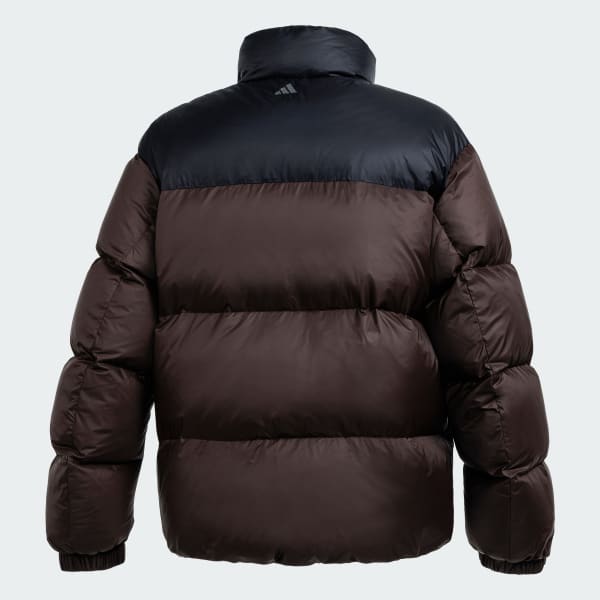 Brown 남성 3D 다운 쉘 자켓