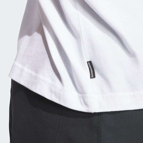 adidas Women's Skate Tee - White | adidas Switzerland