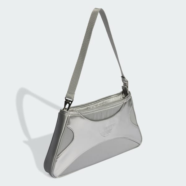 Silver Clutch Shoulder Bag