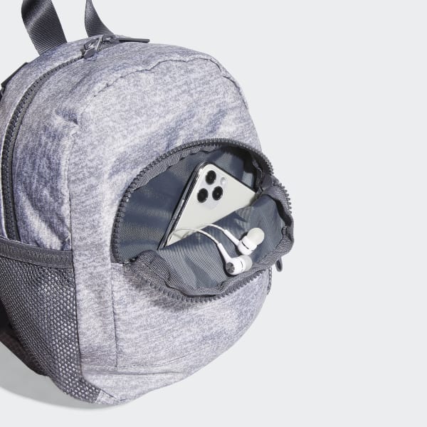Grey Linear Mini Backpack FZ6783B