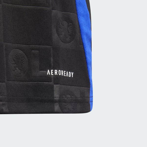 cierna Dres Olympique Lyonnais 24/25 Away Kids