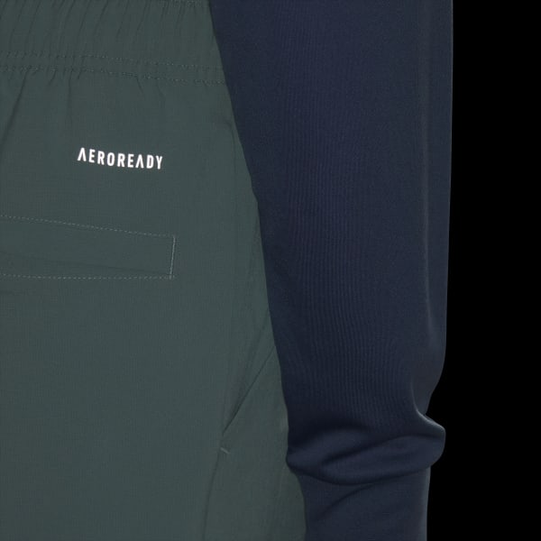 アディダス ストレッチウーブン クロップパンツ - グリーン