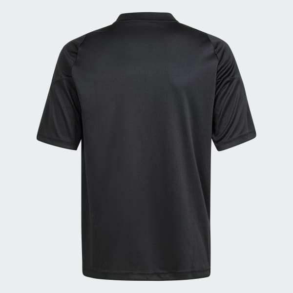 Negro Camiseta de Fútbol Tiro 24 Kids