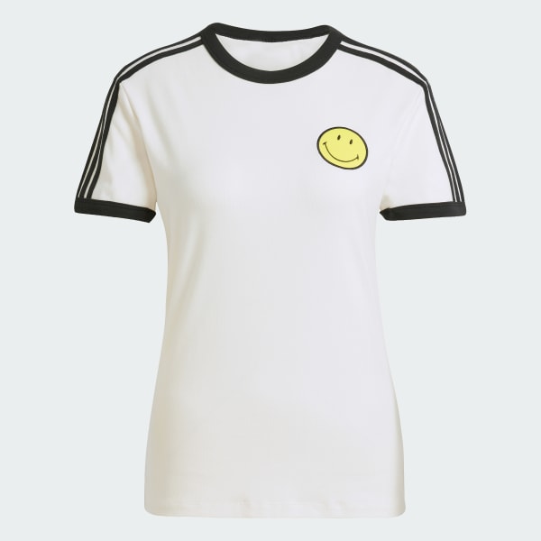 White Smiley Cali Tee