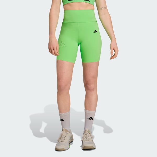 adidas Cool Intensity Biker Leggings - Green | Free Shipping