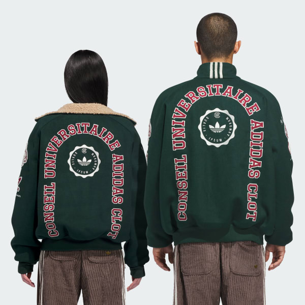 Green CLOT Varsity Jacket
