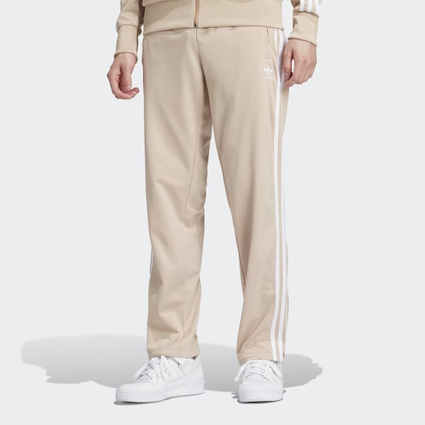 adidas ベージュ ジャージ パンツ 80s USA製 adidasアディダス トラックパンツ ベージュ×紺 L