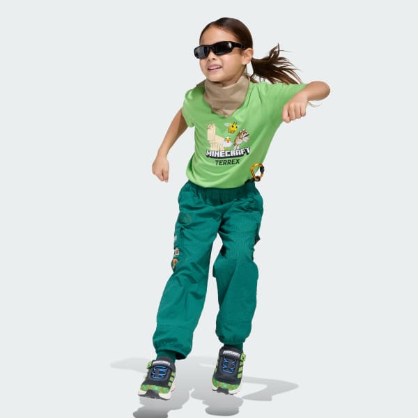 Groen adidas Minecraft Terrex CLIMA365 Cargobroek Kids