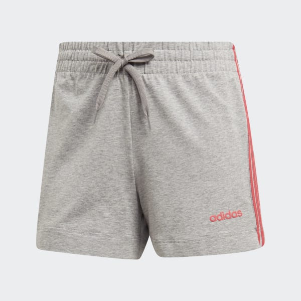 Grey Essentials 3-Stripes Shorts