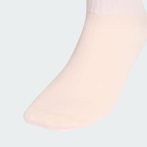 White 3-Stripes High 크루 삭스 3켤레