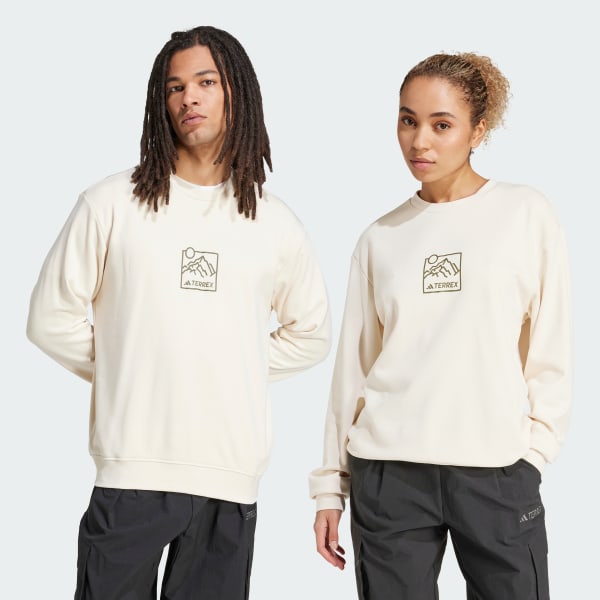 Hvid Terrex Graphic Crew sweatshirt