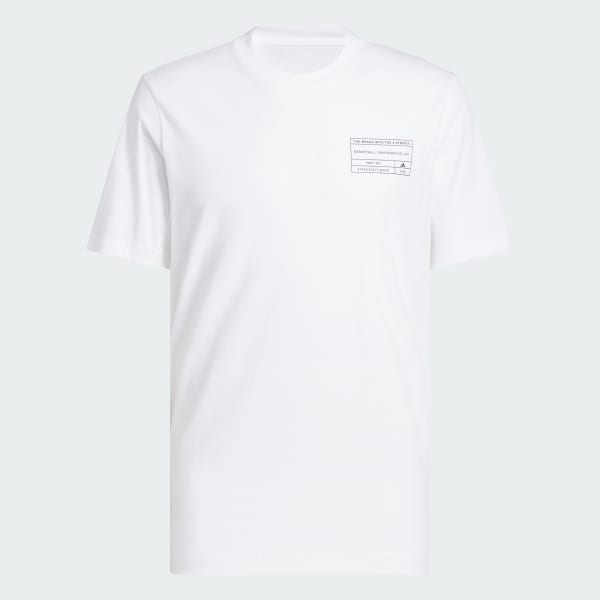 Blanco Playera Graphic adidas Basketball