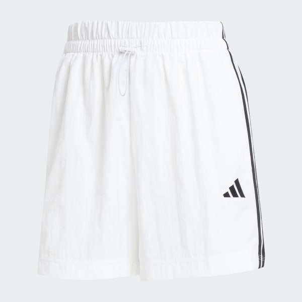 Beyaz Essentials 3-Stripes Lifestyle Woven Şort