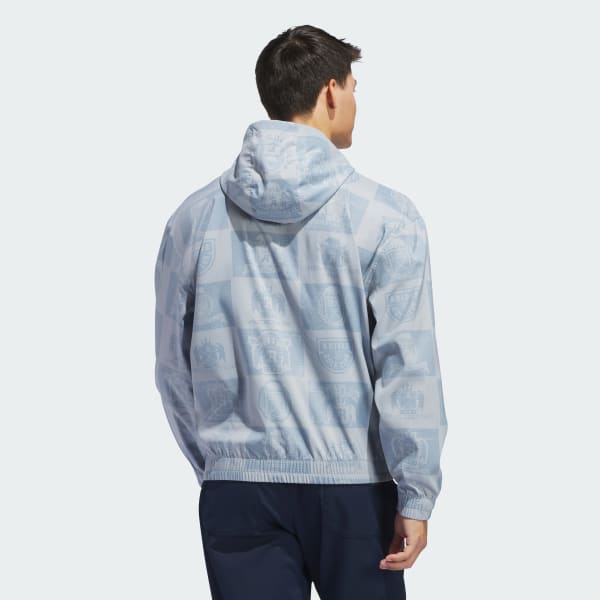 ブルー 【ゴルフ】GO-TO クレストグラフィックアノラック