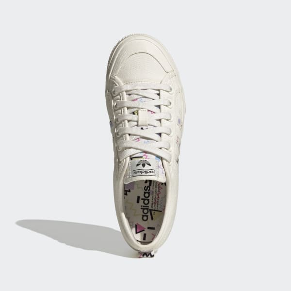 adidas Nizza Platform Shoes White adidas UK