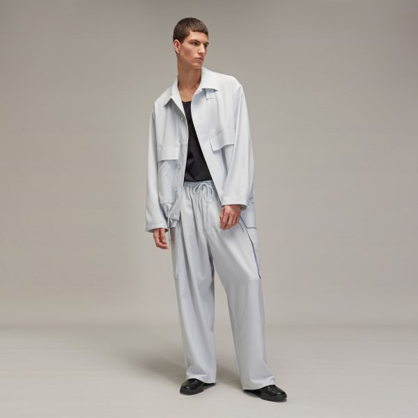 Gris Pants Cargo Y-3 Sport Uniform