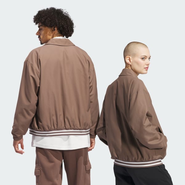 adidas Coach Jacket (Gender Neutral) - Brown | Free Shipping