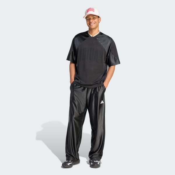 Schwarz GLÄNZENDE STADIUM TRIKOTHOSE