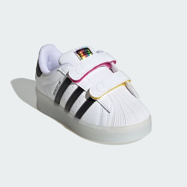 สีขาว รองเท้า Superstar LED Lights Comfort Closure