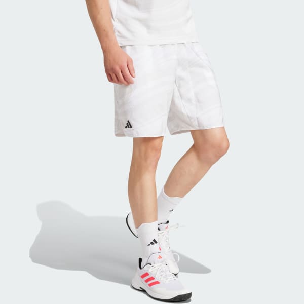 Blanco Shorts de Tenis Club Climacool Estampados