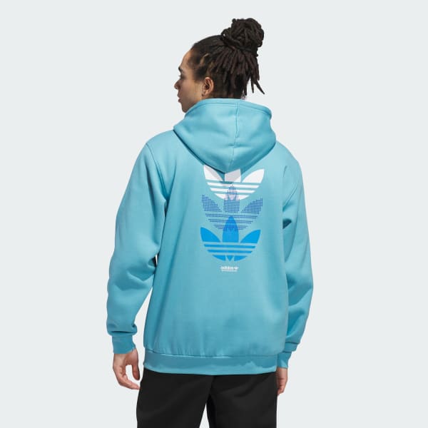 Blue Skateboarding Triple Trefoil Hoodie