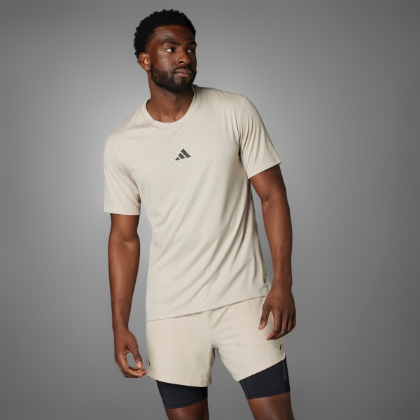 アディダス パワー ワークアウト 半袖Tシャツ - ベージュ