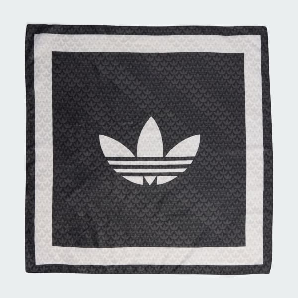 Czerń Trefoil Monogram Bandana