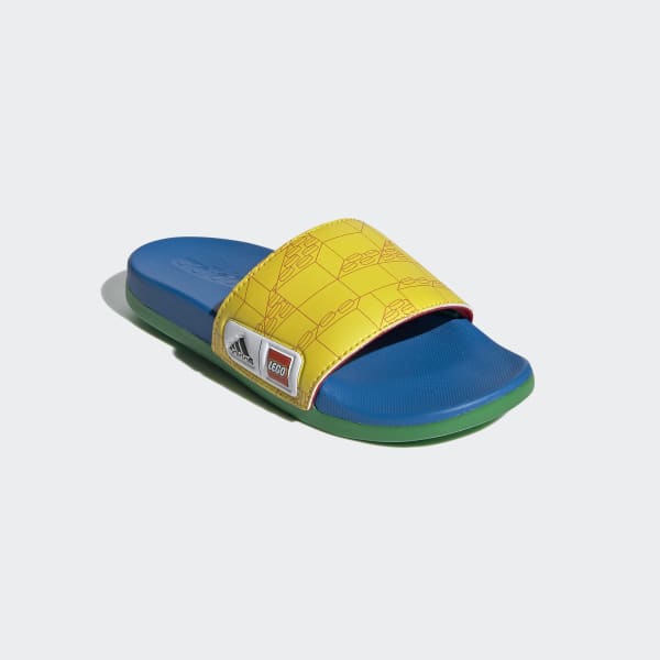 Amarillo Sandalias Adilette Comfort x LEGO® Niños