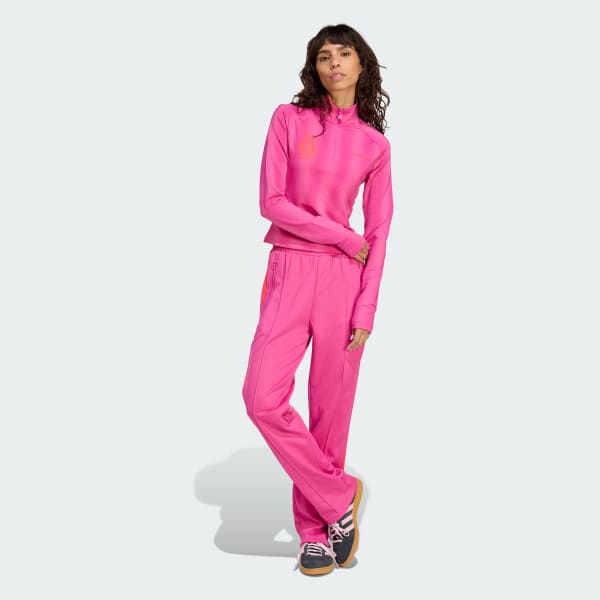 Pink Graphic Track Pants
