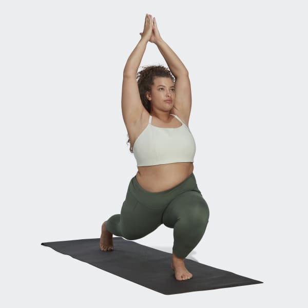 vert Legging 7/8 adidas Yoga Studio (Grandes tailles)