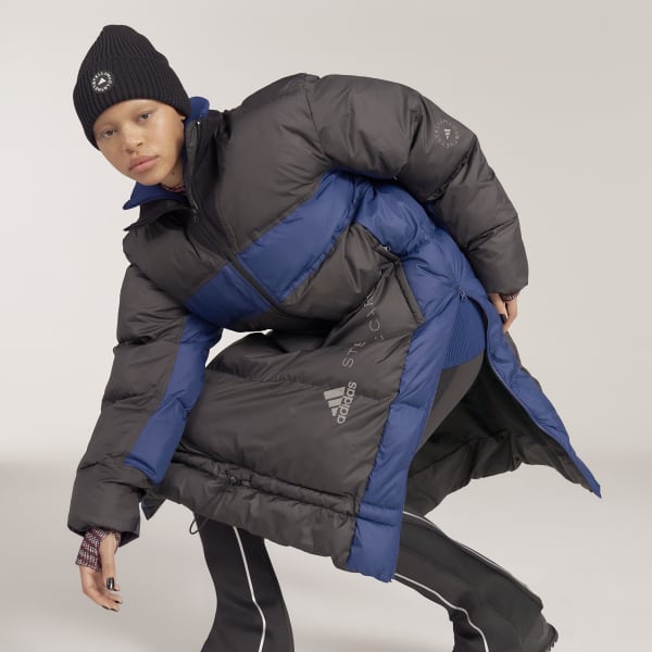 Black adidas by Stella McCartney Long Padded Winter Jacket VT451