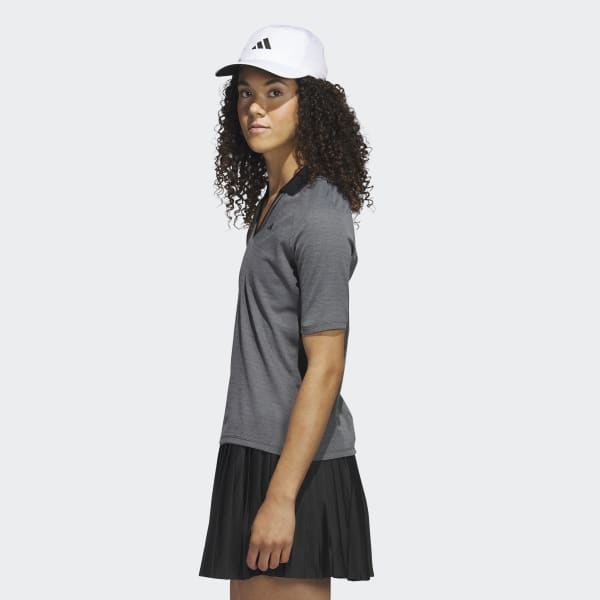 Svart Ultimate365 Tour No-Show Half-Sleeve Golf Polo Shirt