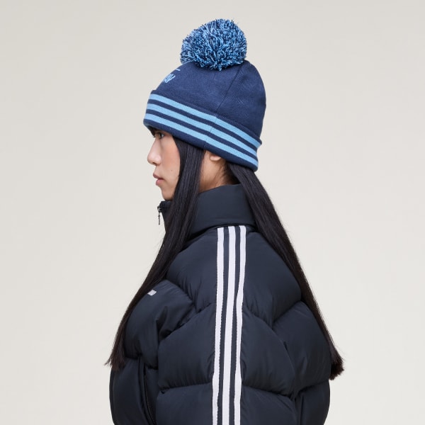Azul Gorro adidas Originals by AVAVAV Souvenir Pom-Pom