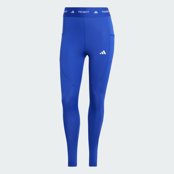 Blauw TECHFIT COLD.RDY Lange Legging