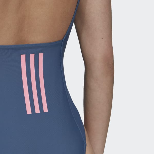Niebieski Iconisea 3-Stripes Swimsuit C1571