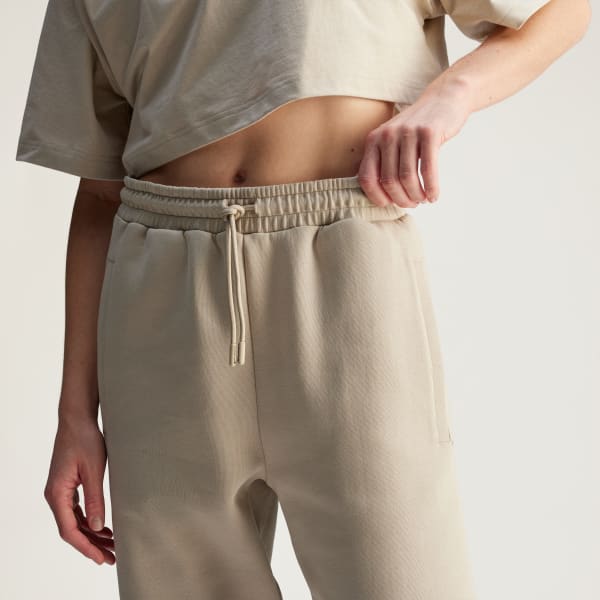 adidas by Stella McCartney Loose Sweat Pants - Beige | Free