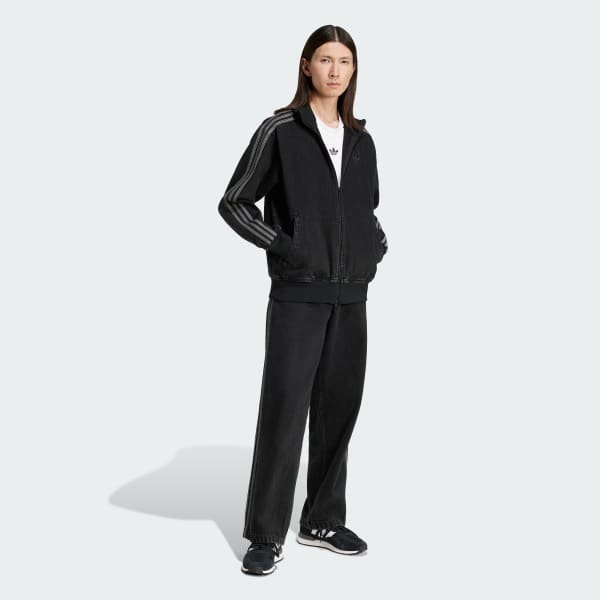 Black Adicolor Denim Firebird Track Top
