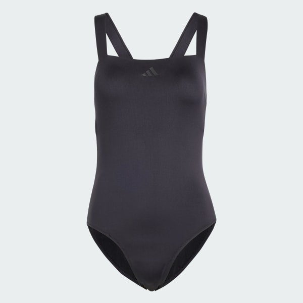 Black Iconisea Padded Premium X-Back Swimsuit