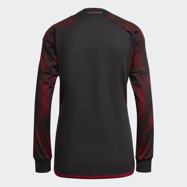 Zwart Duitsland 22 Uitshirt met Lange Mouwen ZR782