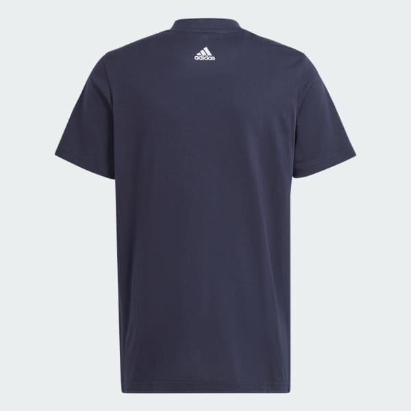 Camiseta Essentials Dos Colores Logo Grande Algodon