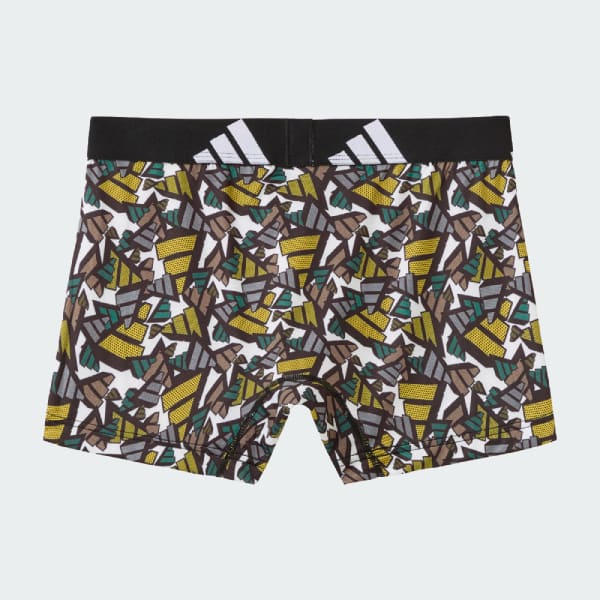 イエロー BOXER BRIEF LOGO PATTERN