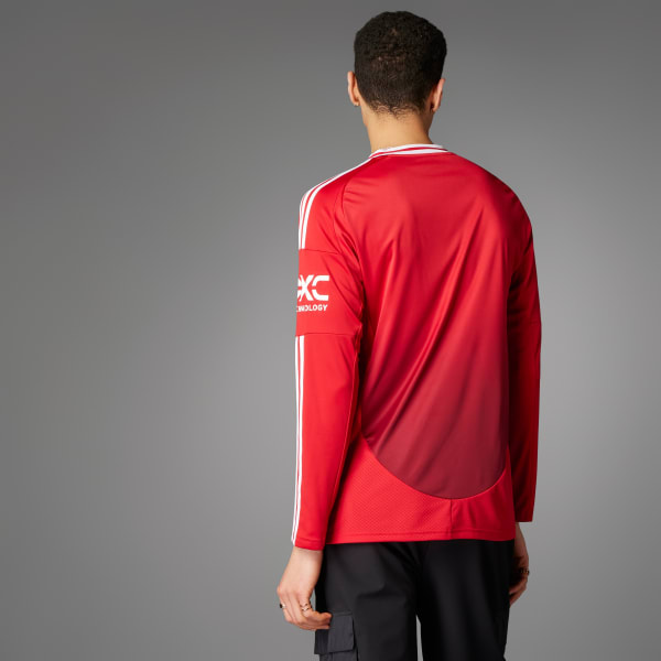 Red Manchester United 24/25 Long Sleeve Home Jersey