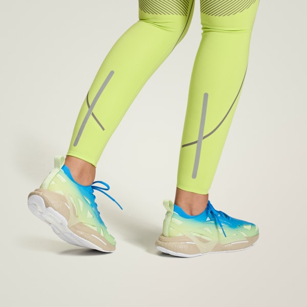 Blue adidas by Stella McCartney Solarglide Allover Print Shoes